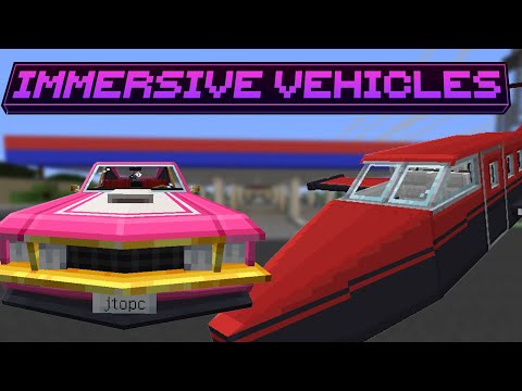 Видео: МОД НА РЕАЛИСТИЧНЫЙ ТРАНСОПОРТ В МАЙНКРАФТ ► 100 дней 100 модов. Обзор мода Immersive Vehicles #63