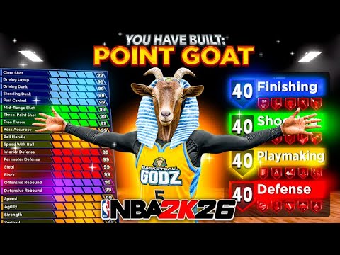 Видео: МОЙ ОБНОВЛЕННЫЙ 6'8-ПОЙНТНЫЙ КОЗЁЛ ДОМИНИРУЕТ В NBA 2K26! ЛУЧШАЯ КОМПЛЕКТАЦИЯ РАЗЫГИВАЮЩЕГО В ИГР...