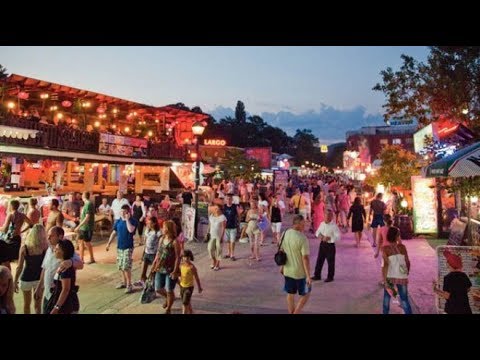 Видео: Солнечный берег ночью