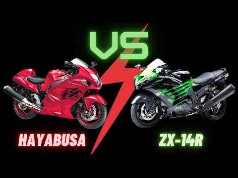 Видео: Hayabusa против ZX14R | Кто король спортбайков?