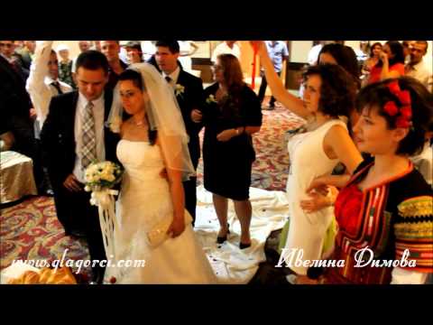 Видео: Посрещане на младоженците с Ивелина от ГЛАГОРЦИ