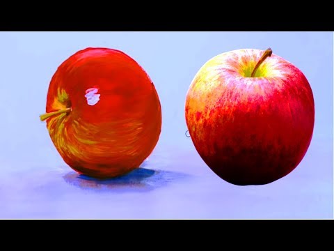 Видео: Как нарисовать ЯБЛОКО ГУАШЬЮ! Учимся рисовать ЯБЛОКО ГУАШЬЮ! Как Научиться РИСОВАТЬ