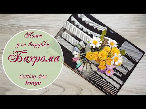 Видео: Ножи для вырубки «Бахрома» / Cutting dies fringe