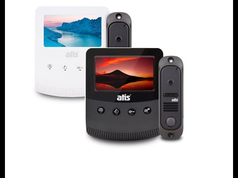 Видео: Відеодомофон ATIS AD-430B/W Kit box
