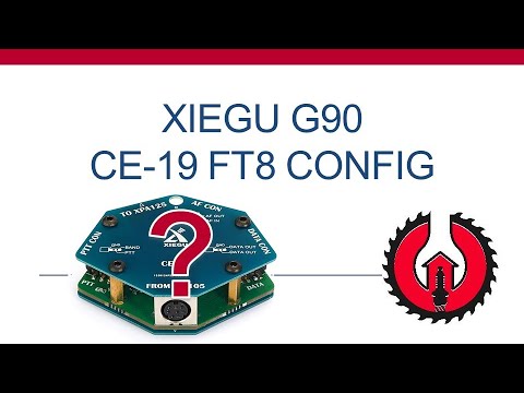 Видео: Настройка карты данных Xiegu G90 CE-19 FT8