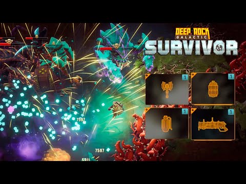 Видео: ✨ НЕЛЬЗЯ КАЧАТЬ ОРУЖИЯ? НУ ОК... - Deep Rock Galactic: Survivor