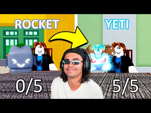 Видео: Обмен Rocket на Йети в Blox Fruits