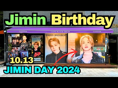 Видео: Давайте посетим EVERY JIMIN Birthday Cafe возле HYBE в ДЕНЬ ЧИМИНА!