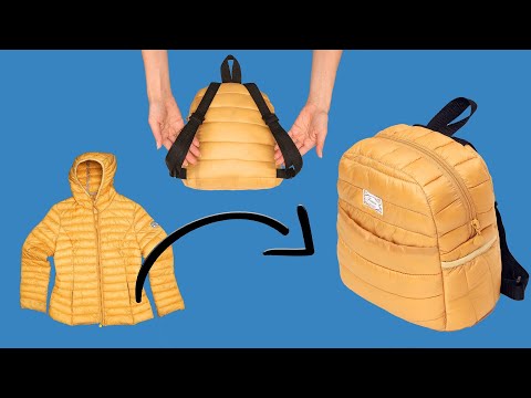 Видео: Отличная швейная идея как сшить рюкзак из старой куртки просто!