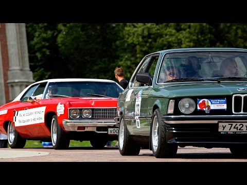 Видео: Гонка ретро автомобилей разных лет