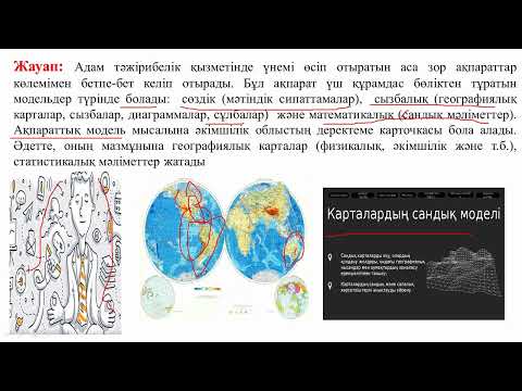 Видео: Геоақпараттық жүйелік салалары