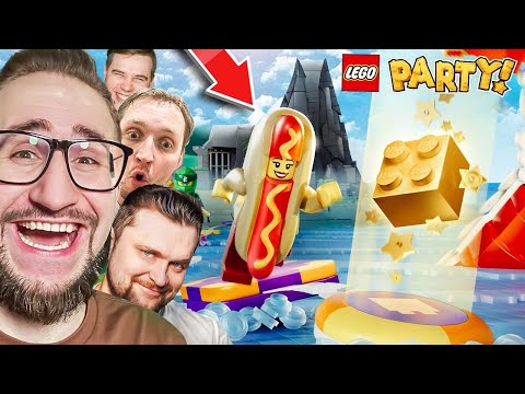 Видео: НАСТОЛЬНАЯ ИГРА но В LEGO! ЭТО В 100 РАЗ ЛУЧШЕ PUMMEL PARTY! КАК ЖЕ ЭТО СМЕШНО! (LEGO PARTY) 