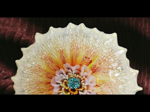 Видео: Я в восторге от этого 3D-цветка из смолы с эффектом «кружева»!!