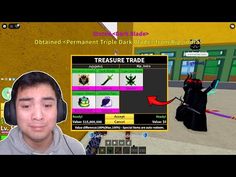 Видео: НАКОНЕЦ-ТО.. Я получил Triple Dark Blade от Rip_Indra Admin..!