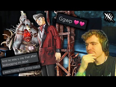 Видео: Salty Oni попался на крючок, но не справился с Tbagging — Dead By Daylight