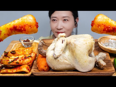 Видео: Отварная курица, редис кимчи АСМР МУКБАНГ ПИЩЕВОЕ ШОУ