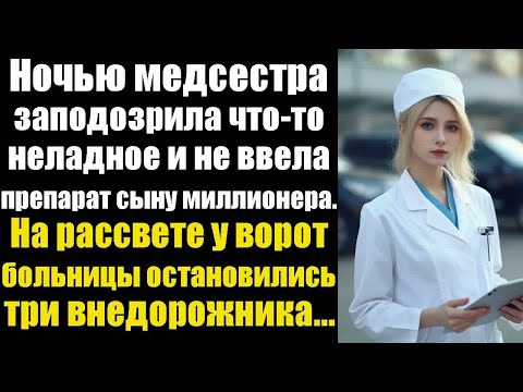 Видео: Ночью медсестра заподозрила что-то неладное и не ввела препарат сыну миллионера. На рассвете у ворот