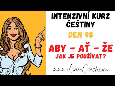 Видео: Курс чешского 98: В чем разница между ABY и AŤ? А как насчет ŽE?