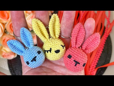 Видео: Я влюбился ❤️❤️❤️ Брелок крючком, Кролик 🐰🐰🐰