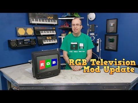 Видео: Моддинг телевизора для RGB - часть 2