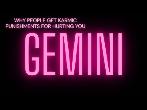 Видео: ❤️БЛИЗНЕЦЫ♊«Боже мой, ПОЧЕМУ КТО-ТО ПОЛУЧАЕТ СИЛЬНОЕ КАРМИЧЕСКОЕ НАКАЗАНИЕ ЗА ТО, ЧТО ПРИЧИНИЛ ВА...