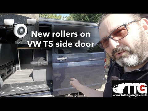 Видео: Как установить новые нижние ролики на сдвижную дверь VW T5.