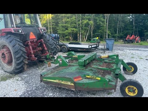 Видео: Заброшенный кусторез John Deere снова в деле