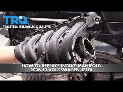Видео: Как заменить впускной коллектор Volkswagen Jetta 2006-10
