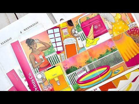 Видео: Планируйте вместе со мной | Heat Wave | Scribble Prints Co | Еще один разговор!