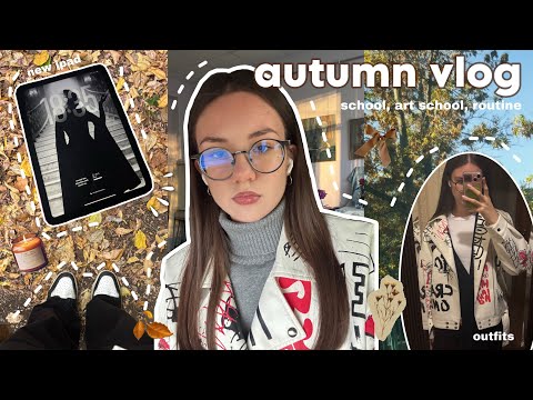 Видео: AUTUMN VLOG 🕯️🍂 | учеба, новые покупки, один осенний день