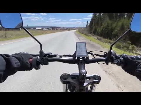 Видео: Kugoo kirin v6 по трассе