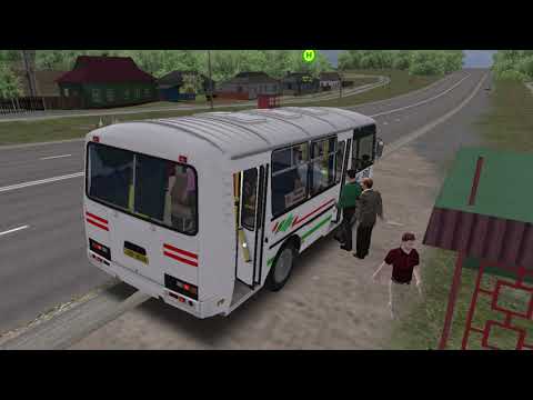 Видео: ПАЗ 32054-07 на 100 маршруте на карте Чистогорск. Omsi 2.