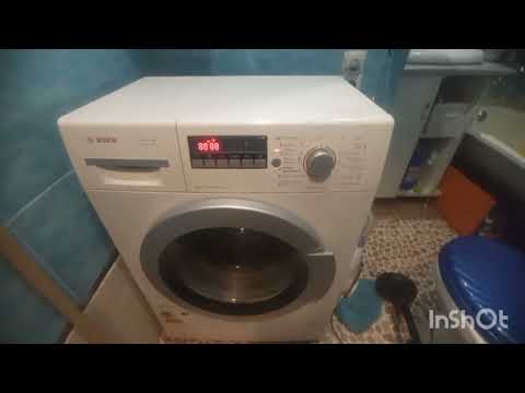 Видео: Стиральная машинка Bosh Serie 4 сброс ошибки error E21
