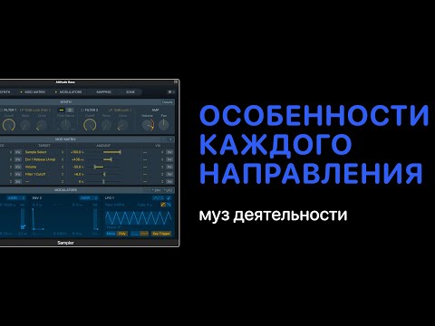 Видео: Особенности каждого направления музыкальной деятельности [Logic Pro Help]