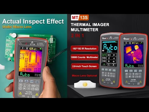 Видео: Инфракрасный тепловизор TOOLTOP ET13S и мультиметр в одном флаконе.