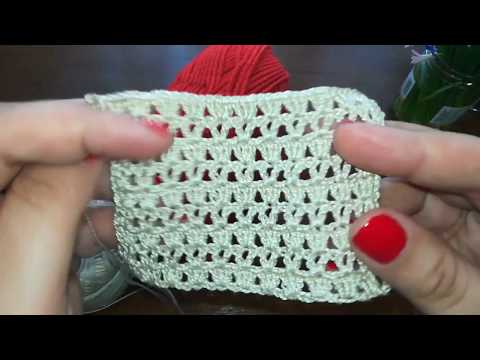 Видео: МК. Нежный узор крючком для летних маек ,блузок .Легко и красиво