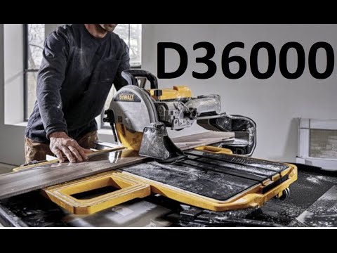 Видео: Плиткорез DEWALT D36000