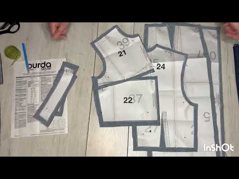 Видео: ДЖИНСОВОЕ ПЛАТЬЕ/ГОТОВАЯ ВЫКРОЙКА/BURDA