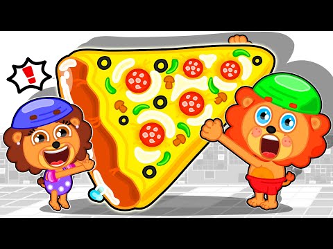 Видео: Маша и Леопольд. Плавательный матрас как пицца - Серии для всей семьи - Lion Family на русском