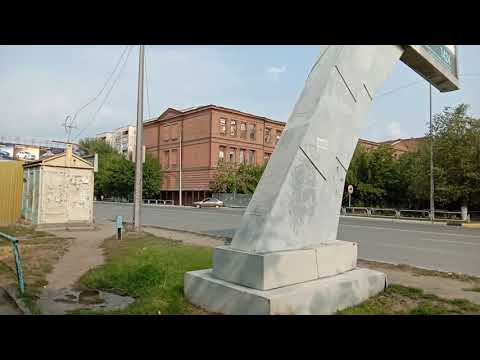 Видео: (22).Город Семипалатинск. Проспекту Шакарима, бывший Комсомольский проспект.(1-я часть) г. Семей.