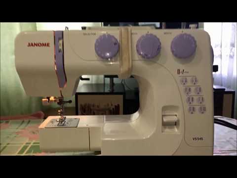 Видео: Устранения клина Janome VS54S.Часть1.
