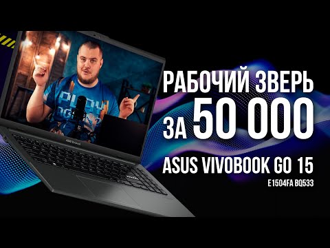 Видео: Хороший рабочий ноутбук за небольшие деньги - Обзор ASUS Vivobook Go 15 E1504FA BQ533