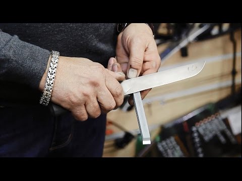 Видео: Заточка ножей в домашних условиях. Пампуха И.Ю. мастер-класс