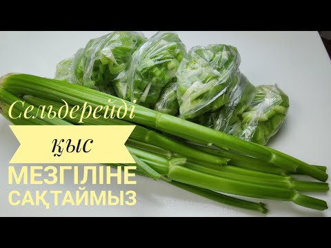 Видео: Сельдерейді қысқа дұрыс сақтау әдісі. Заморозка сельдерея