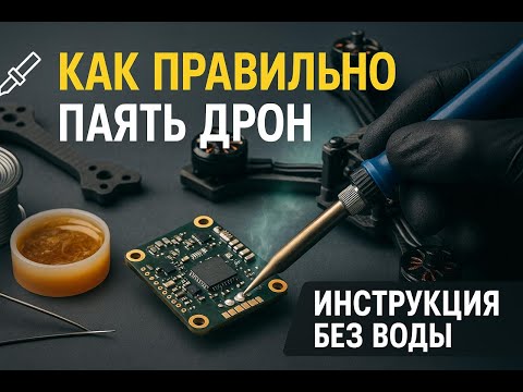 Видео: Как правильно паять дрон: инструкция без "воды"