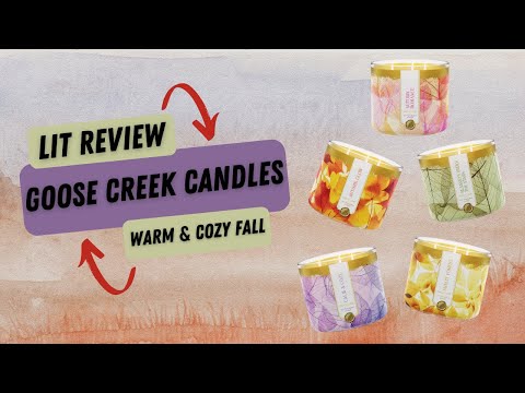 Видео: 🔥 Обзор Lit | Goose Creek | Теплые и уютные осенние ароматы 🍂 Обзор пяти свечей ~ Один НОВЫЙ аромат