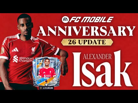 Видео: ISAK 113 OVR ANNIVERSARY FC MOBILE 26. ТЕСТИМ ИШАКА В ВСА И РИ