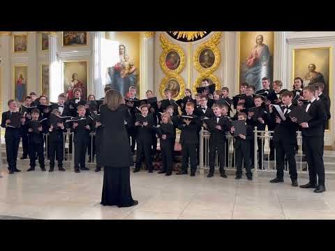 Видео: В. Поляков | «Херувимская песнь» | Хор мальчиков и юношей Cantus