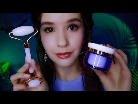 Видео: ASMR Skin Care Face Massage Очищение Лица и Массаж Роллером гуаша. Fast. Personal attention