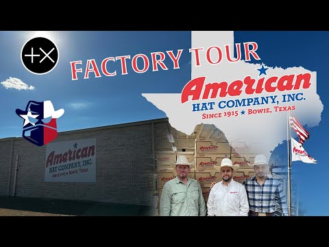 Видео: Экскурсия по фабрике American Hat Company, процесс изготовления ковбойской шляпы и интервью с виц...